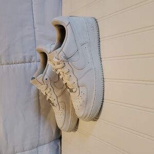 Nike Air Force 1 Low Triple White Kids 7 Y  8.5 W